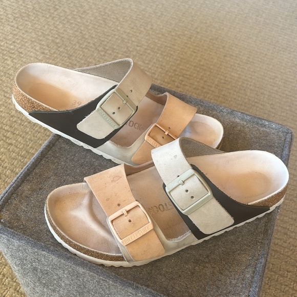 Birkenstock Shoes - Birkenstock Tri-colored Sandals Arizona Split Hex